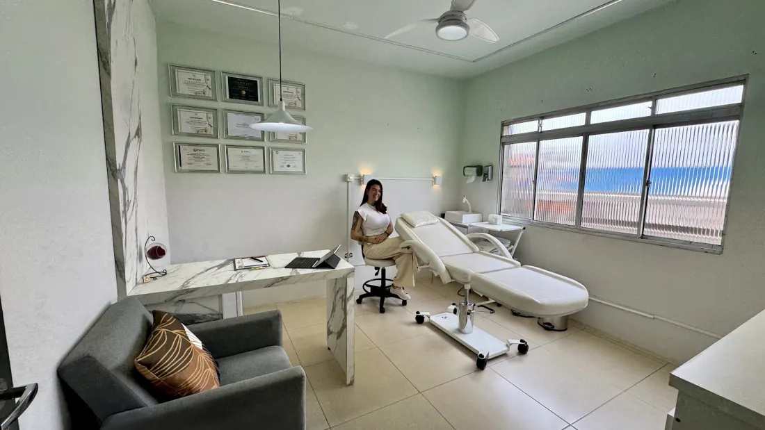 Sala de procedimentos da Slim Beauté